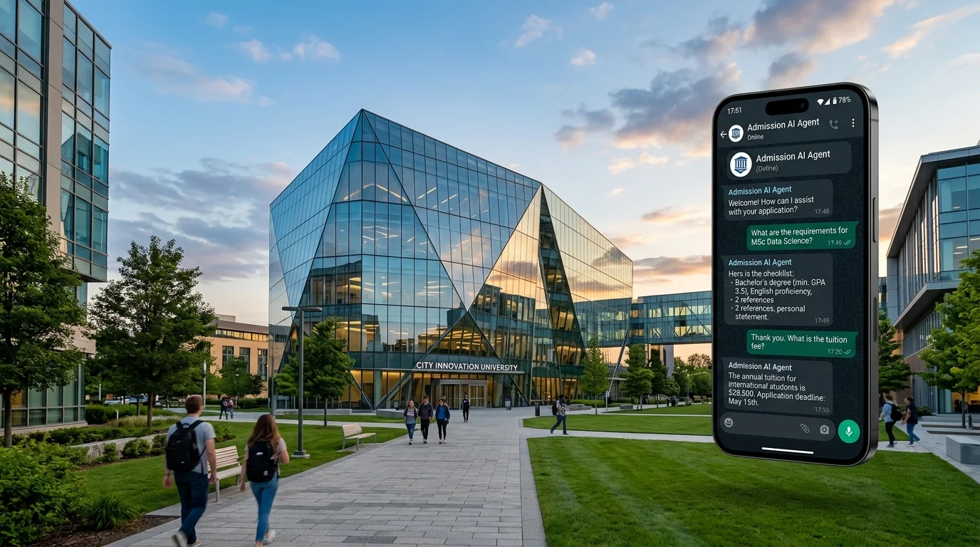 Chatbot de WhatsApp Corporativo para Universidades y Sector Educación con IA: Cómo Automatizar la Captación de Alumnos, Calificación de Matrículas y Admisiones 24/7 en LATAM (2026)