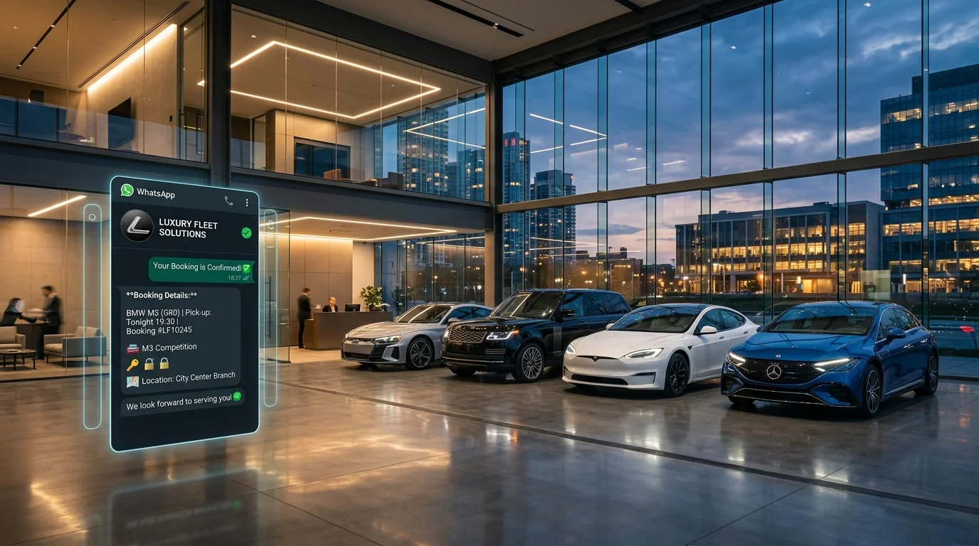 Chatbot de WhatsApp Corporativo para Rent a Car y Alquiler de Autos con IA: Cómo Automatizar Reservas de Flota, Cotizaciones Dinámicas, Validación de Licencias (OCR) y Cobro de Garantías 24/7 en LATAM (2026)