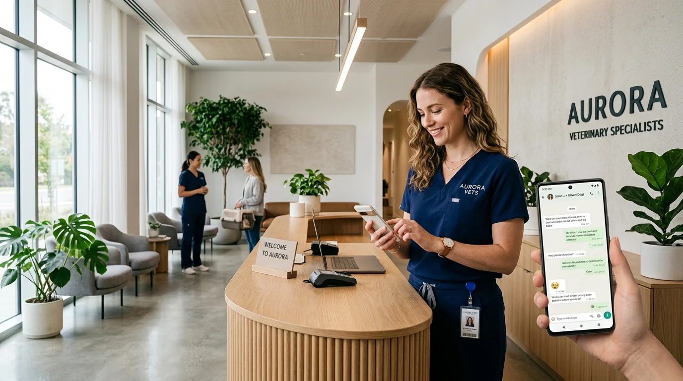Chatbot de WhatsApp Corporativo para Clínicas Veterinarias y Hospitales de Mascotas con IA: Cómo Automatizar Citas, Triaje de Urgencias 24/7, Recordatorios de Vacunas y Venta de Alimentos en LATAM (2026)