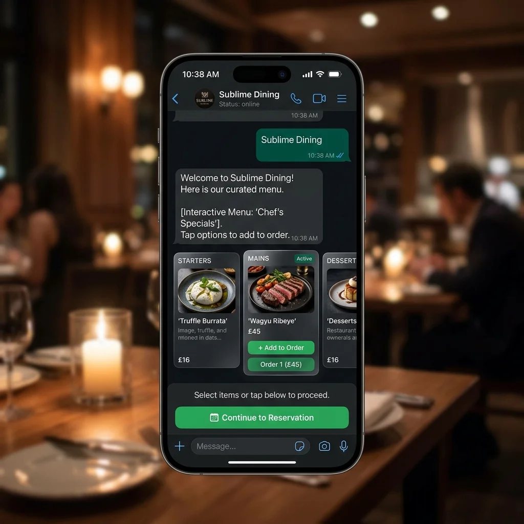 IA para Restaurantes: Cómo Automatizar Reservas y Pedidos vía WhatsApp