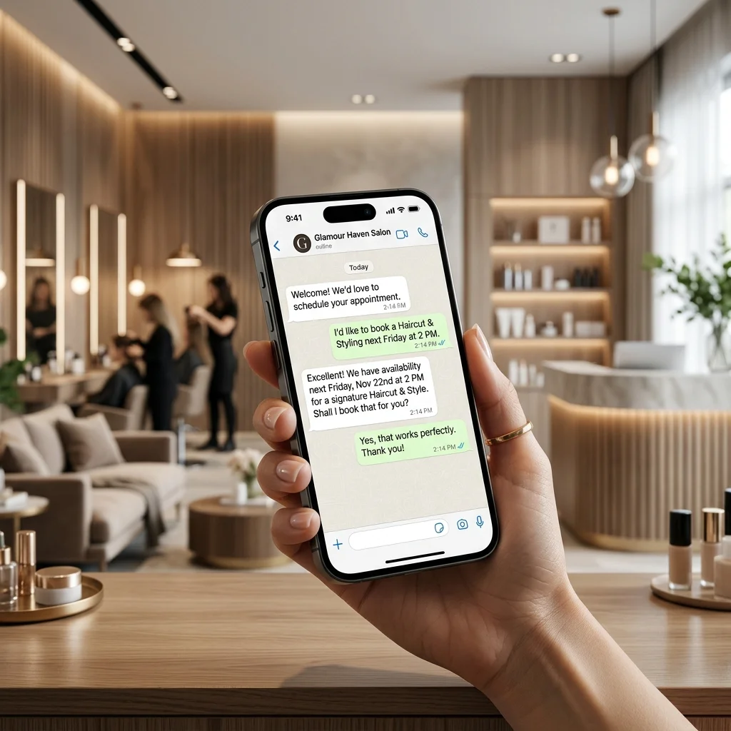IA para Salones de Belleza: Cómo Automatizar Citas y Fidelizar Clientes vía WhatsApp